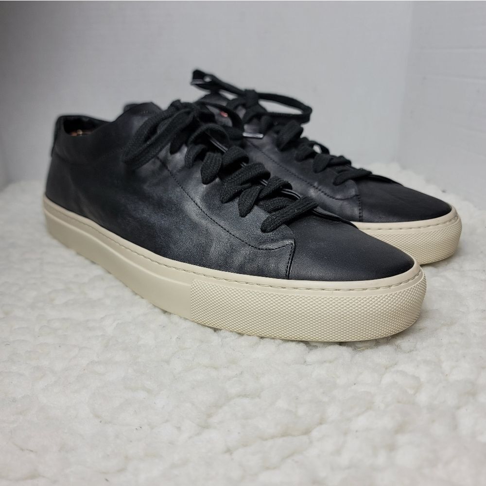 Good Man Brand Shoes Men's Size 15 Black Leather Lace Up Sneaker